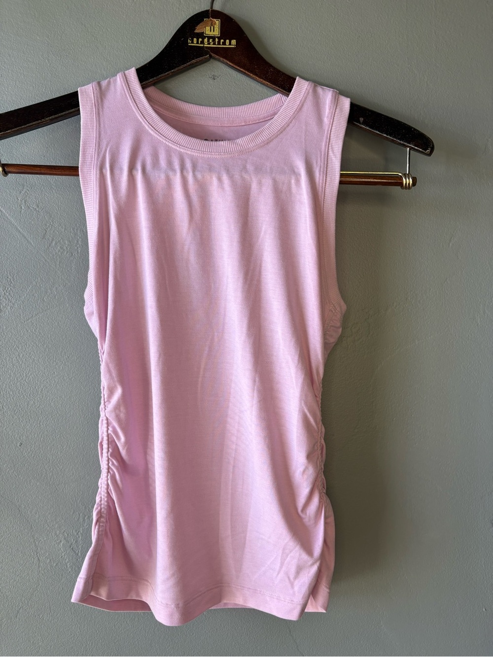 Athleta With Ease Cinch Pink Tank ~ Size XS